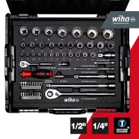 Wiha Steckschlüssel-Satz 1/4" und 1/2"...