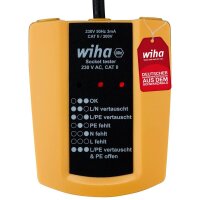 Wiha 45220, 230 V AC, CAT II Steckdosentester