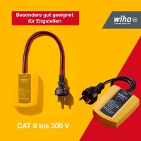 Wiha 45220, 230 V AC, CAT II Steckdosentester