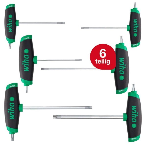 Wiha Torx-Schlüsselsatz TORX® ComfortGrip 45622 6-tlg.