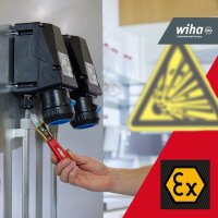 Wiha Zweipoliger Spannungsprüfer 44309, 12 – 1.000 V AC, CAT IV 1000 V