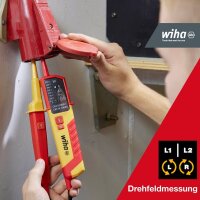 Wiha Zweipoliger Spannungs- und Durchgangsprüfer 45216 CAT III 1.000 V / CAT IV 600 V
