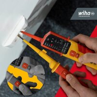 Wiha Zweipoliger Spannungs- und Durchgangsprüfer 45216 CAT III 1.000 V / CAT IV 600 V