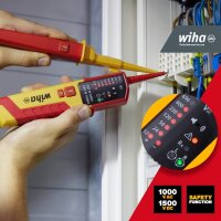 Wiha Zweipoliger Spannungs- und Durchgangsprüfer 45216 CAT III 1.000 V / CAT IV 600 V
