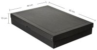 FALKEN PURE Aufbewahrungsbox 27,0 l schwarz 44,0 x 62,0 x...