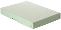 FALKEN PURE Aufbewahrungsbox 500 Blatt pastellorange, pastellblau, pastellrosa, pastellgrün, pastellgelb 24,0 x 32,0 x 4,0 cm, 5 St.