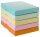 FALKEN PURE Aufbewahrungsbox 500 Blatt pastellorange, pastellblau, pastellrosa, pastellgrün, pastellgelb 24,0 x 32,0 x 4,0 cm, 5 St.