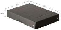 FALKEN PURE Aufbewahrungsbox 500 Blatt schwarz 18,0 x...