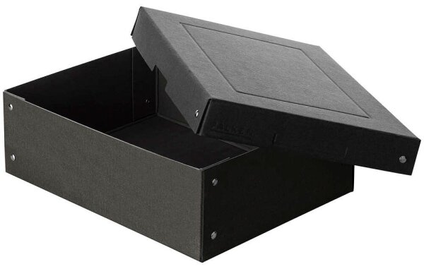 FALKEN PURE Aufbewahrungsbox 7,0 l schwarz 24,0 x 32,0 x 10,0 cm, 1 St.