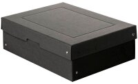 FALKEN PURE Aufbewahrungsbox 7,0 l schwarz 24,0 x 32,0 x 10,0 cm, 1 St.
