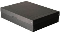 FALKEN PURE Aufbewahrungsbox 14,0 l schwarz 32,0 x 44,0 x 10,0 cm, 1 St.