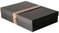 FALKEN PURE Aufbewahrungsbox 14,0 l schwarz 32,0 x 44,0 x 10,0 cm, 1 St.