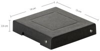 FALKEN PURE 120x120mm Aufbewahrungsbox 310 Blatt schwarz...
