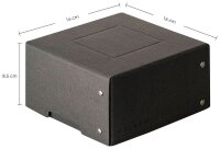FALKEN PURE 150x150mm Aufbewahrungsbox 1050 Blatt schwarz...
