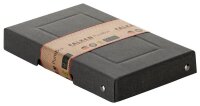 FALKEN PURE Aufbewahrungsbox 310 Blatt schwarz 12,0 x 18,5 x 2,5 cm, 1 St.