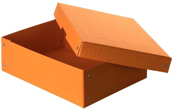FALKEN PURE Aufbewahrungsbox 1250 Blatt pastellorange 24,0 x 32,0 x 10,0 cm, 1 St.