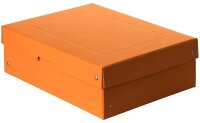 FALKEN PURE Aufbewahrungsbox 1250 Blatt pastellorange 24,0 x 32,0 x 10,0 cm, 1 St.
