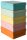 FALKEN PURE Aufbewahrungsbox 1250 Blatt pastellorange 24,0 x 32,0 x 10,0 cm, 1 St.