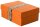 FALKEN PURE Aufbewahrungsbox 1250 Blatt pastellorange 18,0 x 25,0 x 10,0 cm, 1 St.