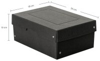 FALKEN PURE Aufbewahrungsbox 4,5 l schwarz 18,0 x 25,0 x...