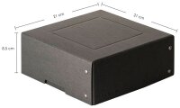 FALKEN PURE 200x200mm Aufbewahrungsbox 1050 Blatt schwarz...