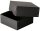 FALKEN PURE 200x200mm Aufbewahrungsbox 1050 Blatt schwarz 21,0 x 21,0 x 8,5 cm, 1 St.