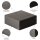 FALKEN PURE 200x200mm Aufbewahrungsbox 1050 Blatt schwarz 21,0 x 21,0 x 8,5 cm, 1 St.