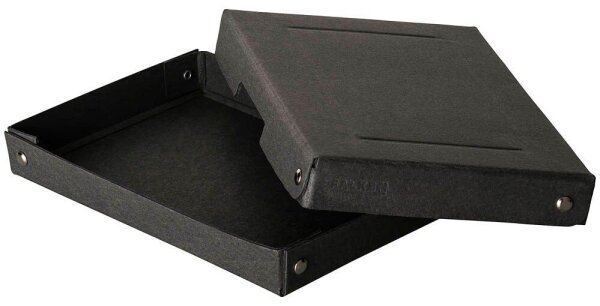 FALKEN PURE 190x130mm Aufbewahrungsbox 310 Blatt schwarz 14,0 x 20,0 x 2,5 cm, 1 St.
