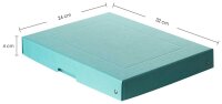 FALKEN PURE Aufbewahrungsbox 500 Blatt pastellblau 24,0 x...