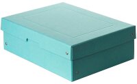 FALKEN PURE Aufbewahrungsbox 1250 Blatt pastellblau 24,0 x 32,0 x 10,0 cm, 1 St.