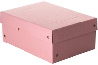 FALKEN PURE Aufbewahrungsbox 1250 Blatt pastellrosa 18,0 x 25,0 x 10,0 cm, 1 St.
