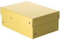 FALKEN PURE Aufbewahrungsbox 1250 Blatt pastellgelb 18,0 x 25,0 x 10,0 cm, 1 St.