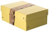 FALKEN PURE Aufbewahrungsbox 1250 Blatt pastellgelb 18,0 x 25,0 x 10,0 cm, 1 St.