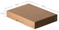 FALKEN PURE Aufbewahrungsbox 500 Blatt braun 18,0 x 25,0...