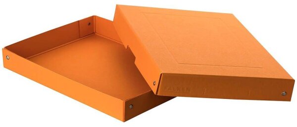 FALKEN PURE Aufbewahrungsbox 500 Blatt pastellorange 24,0 x 32,0 x 4,0 cm, 1 St.