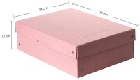 FALKEN PURE Aufbewahrungsbox 1250 Blatt pastellrosa 24,0...