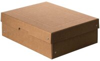 FALKEN PURE Aufbewahrungsbox 7,0 l braun 24,0 x 32,0 x 10,0 cm, 1 St.