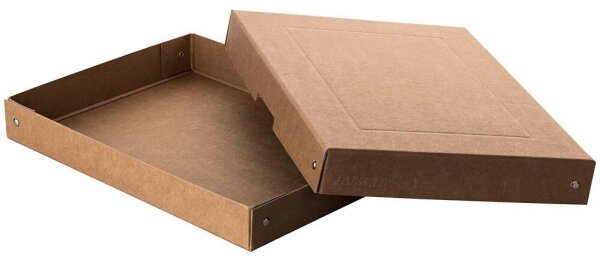 FALKEN PURE Aufbewahrungsbox 500 Blatt braun 24,0 x 32,0 x 4,0 cm, 1 St.