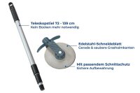 WENKO Rasenkantenroller 72,0 - 139,0 cm