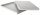FALKEN PURE Aufbewahrungsbox 500 Blatt weiß 44,0 x 62,0 x 4,0 cm, 1 St.