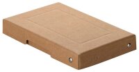 FALKEN PURE Aufbewahrungsbox 310 Blatt natronbraun 12,0 x 18,5 x 2,5 cm, 1 St.
