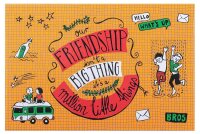 FALKEN Story Geschenkbox Friends 24,0 x 36,0 x 12,0 cm, 1 St.