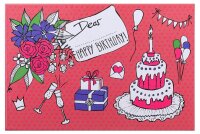 FALKEN Story Geschenkbox Birthday 24,0 x 36,0 x 12,0 cm, 1 St.
