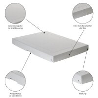 FALKEN PURE Aufbewahrungsbox 500 Blatt weiß 32,0 x 44,0 x 4,0 cm, 1 St.