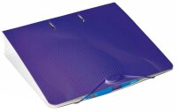 BRUNNEN WAVE Ordner blau Kunststoff 7,0 cm DIN A4, 1 St.