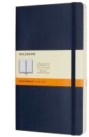 MOLESKINE Notizbuch Classic Collection ca. DIN A5 liniert, saphir Softcover 192 Seiten, 1 St.