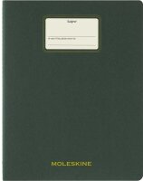 MOLESKINE Notizbuch Student Cahier XXL ca. DIN A4 quer liniert, grün Hardcover 120 Seiten, 1 St.