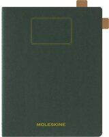 MOLESKINE Notizbuch Student Cahier XXL ca. DIN A4 quer liniert, grün Hardcover 120 Seiten, 1 St.