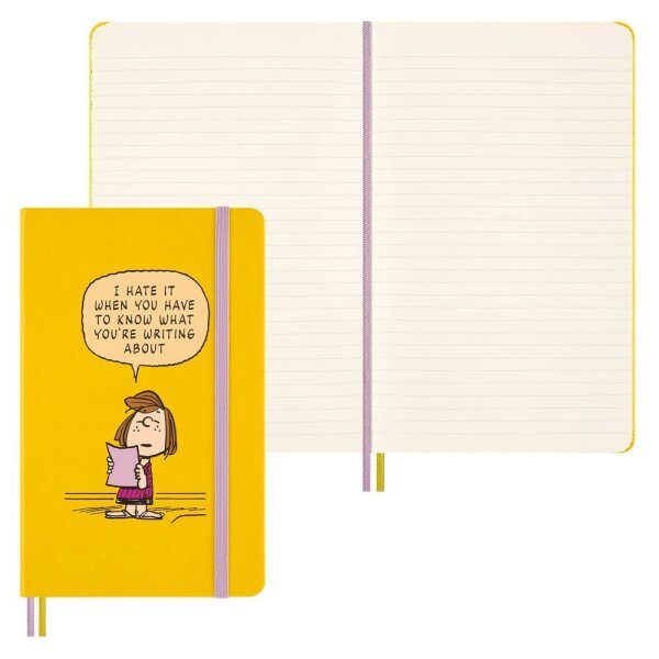 MOLESKINE Notizbuch Peanuts Paddy ca. DIN A5 liniert, orange Hardcover 176 Seiten, 1 St.