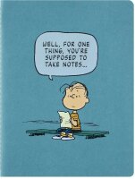 MOLESKINE Notizbuch Peanuts Linus Cahier ca. DIN A5 liniert, hellblau Softcover 120 Seiten, 1 St.